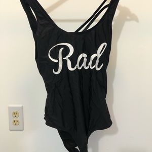 Full “Rad” bathing suit. From pacsun